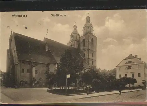 Wittenberg Lutherstadt Stadtkirche / Wittenberg /Wittenberg LKR