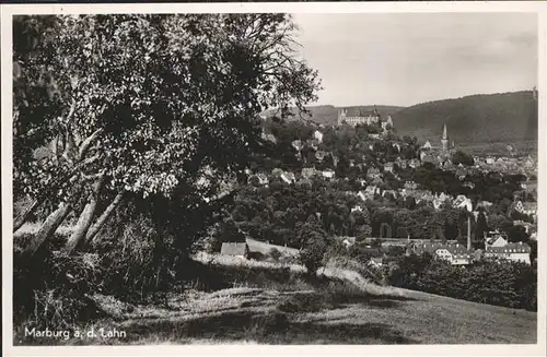 Marburg Lahn Panorama Kat. Marburg