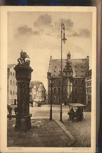 Marburg Lahn Marktplatz Kat. Marburg