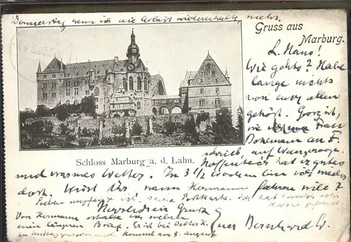 Marburg Lahn Schloss Kat. Marburg