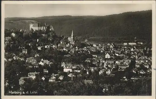 Marburg Lahn Panorama Kat. Marburg