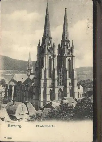 Marburg Lahn Elisabethkirche Kat. Marburg