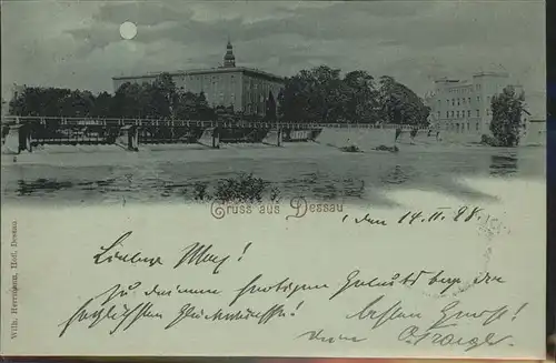 Dessau-Rosslau Gestaenge und Schloss / Dessau-Rosslau /Anhalt-Bitterfeld LKR