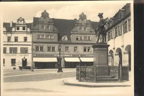 Dessau-Rosslau Denkmal Der alte Dessauer / Dessau-Rosslau /Anhalt-Bitterfeld LKR