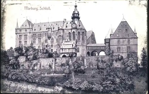 Marburg Lahn Schloss Kat. Marburg