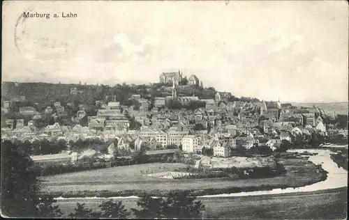 Marburg Lahn Gesamtansicht Kat. Marburg