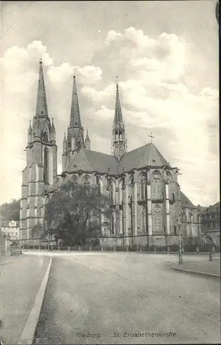 Marburg Lahn St Elisabethenkirche Kat. Marburg