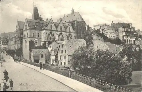 Marburg Lahn Partie an der Lahn Kat. Marburg