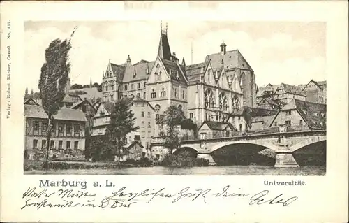 Marburg Lahn Universitaet Kat. Marburg