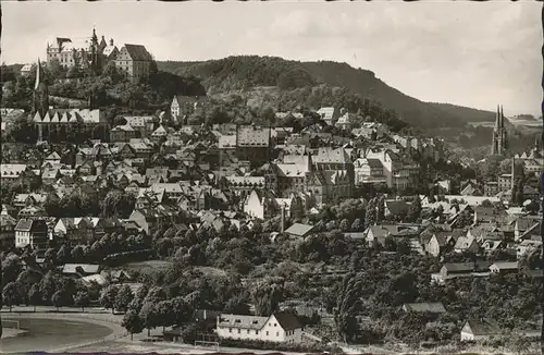 Marburg Lahn Gesamtansicht Kat. Marburg