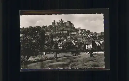 Marburg Lahn Schloss mit Umgebung Kat. Marburg