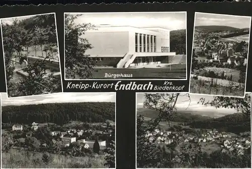 Bad Endbach Teilansichten mit Buergerhaus Kat. Bad Endbach
