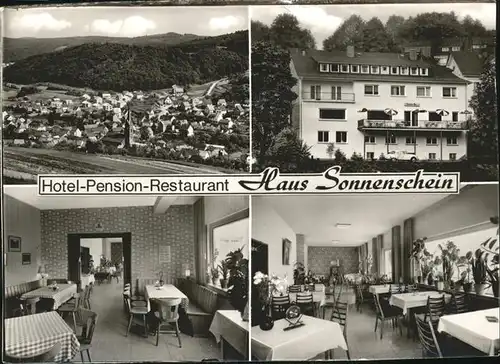 Hartenrod Gladenbach Hotel Pension Haus Sonnenschein Kat. Bad Endbach
