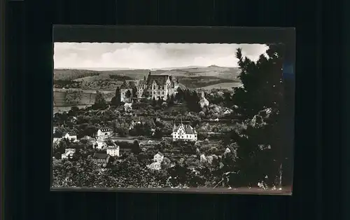 Marburg Lahn Blick von der Augustenruhe Kat. Marburg