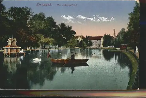 Eisenach Thueringen Der Prinzenteich Kat. Eisenach