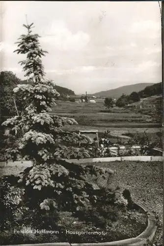 Hartenrod Gladenbach Pension Hoffmann Hausgarten Kat. Bad Endbach