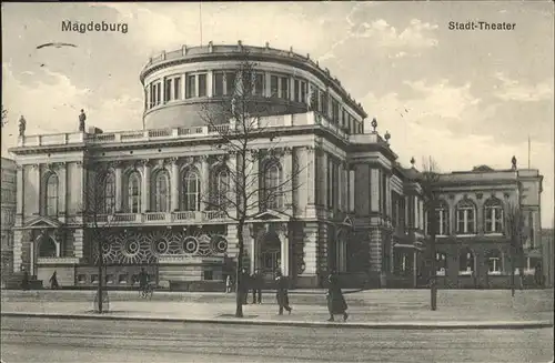 Magdeburg Sachsen Anhalt Stadt Theater Kat. Magdeburg