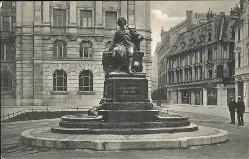 Magdeburg Sachsen Anhalt Guericke Denkmal Kat. Magdeburg