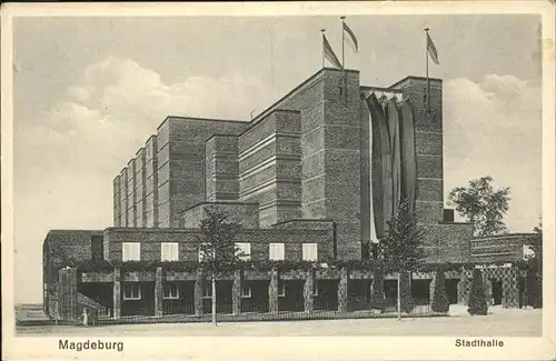 Magdeburg Sachsen Anhalt Stadthalle Kat. Magdeburg