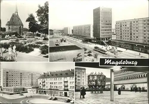 Magdeburg Sachsen Anhalt Magdalenenkapelle Karl Marx Strasse Alter Markt  Kat. Magdeburg