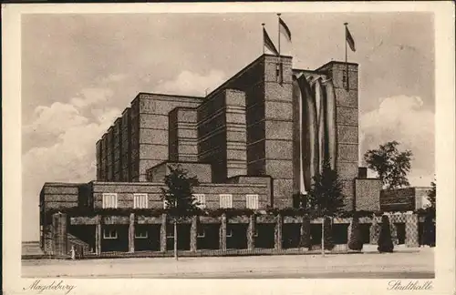 Magdeburg Sachsen Anhalt Stadthalle Kat. Magdeburg