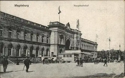 Magdeburg Sachsen Anhalt Hauptbahnhof  Kat. Magdeburg