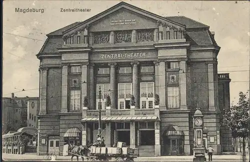 Magdeburg Sachsen Anhalt Zentraltheater Kat. Magdeburg