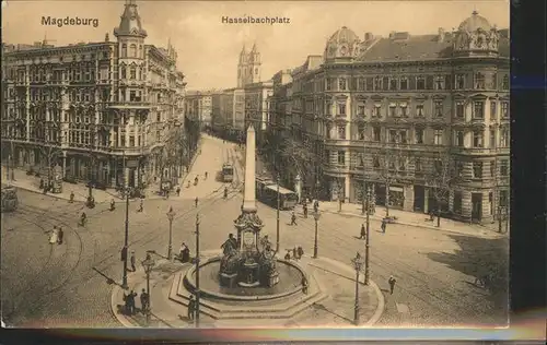 Magdeburg Sachsen Anhalt Hasselbachplatz Kat. Magdeburg