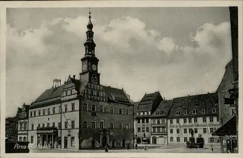 Pirna Rathaus Kat. Pirna