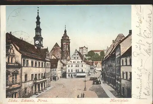 Pirna Marktplatz Kat. Pirna