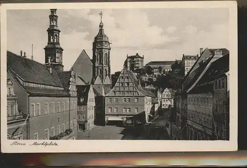 Pirna Marktplatz Kat. Pirna