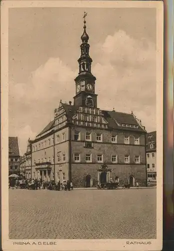 Pirna Rathaus Kat. Pirna