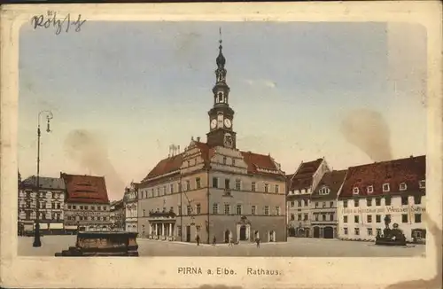 Pirna Rathaus Kat. Pirna