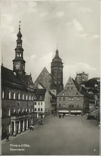 Pirna Obermarkt Kat. Pirna