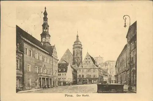 Pirna Der Markt Kat. Pirna