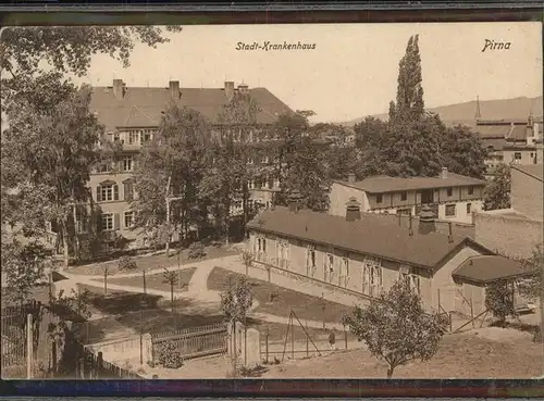 Pirna Stadt Krankenhaus Kat. Pirna