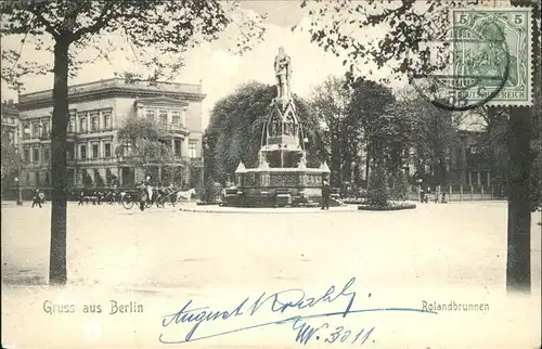 Berlin Rolandbrunnen Kat. Berlin