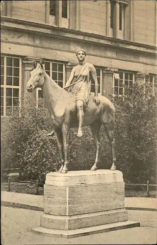 Berlin Denkmal Amazone auf Pferd Nationalgalerie Kat. Berlin