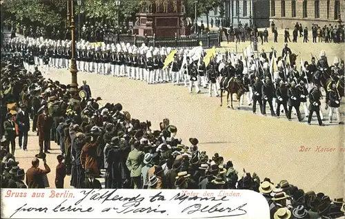 Berlin Unter den Linden Armeeparade Kat. Berlin