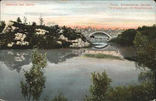 Dahlem Berlin Botanischer Garten Teich / Berlin /Berlin Stadtkreis