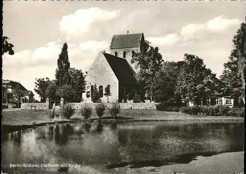 Buckow Berlin Dorfteich Kirche / Berlin /Berlin Stadtkreis