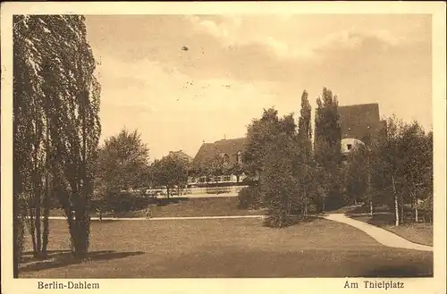 Dahlem Berlin Thielplatz / Berlin /Berlin Stadtkreis