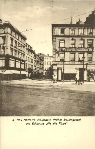 Berlin Mokenstrasse Die alte Rippe Kat. Berlin