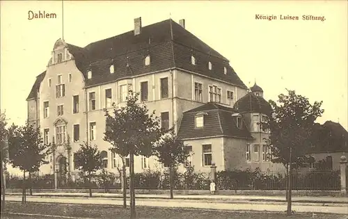 Dahlem Berlin Koenigin Luisen Stiftung Kind / Berlin /Berlin Stadtkreis