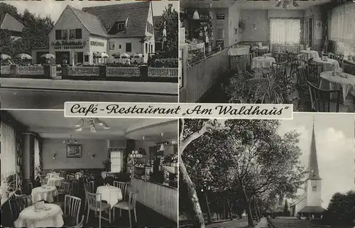 wz72165 Nikolassee Cafe Restaurant Am Waldhaus Kategorie. Berlin Alte Ansichtskarten