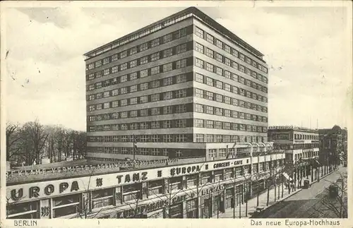 Berlin Das neue Europa Hochhaus Kat. Berlin