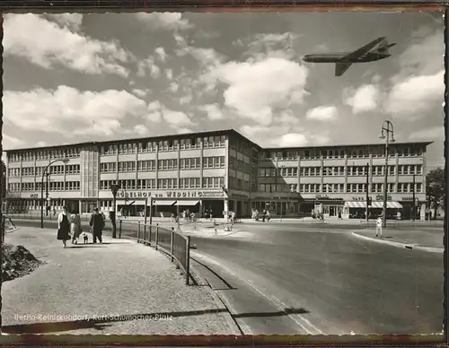 Reinickendorf Kurt Schumacher Platz Flugzeug Kat. Berlin