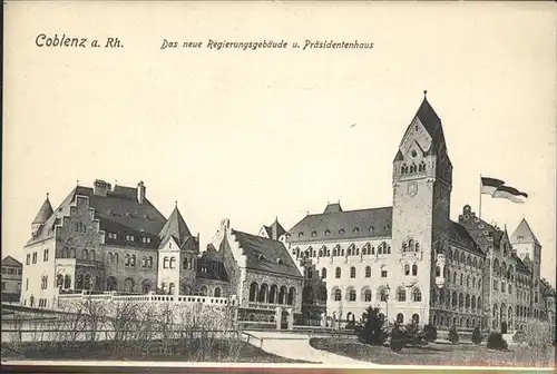 Coblenz Koblenz Regierungsgebaeude Praesidentenhaus Kat. Koblenz