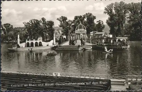 Koblenz Coblenz Operettenfestspiele auf dem Rhein Kat. Koblenz