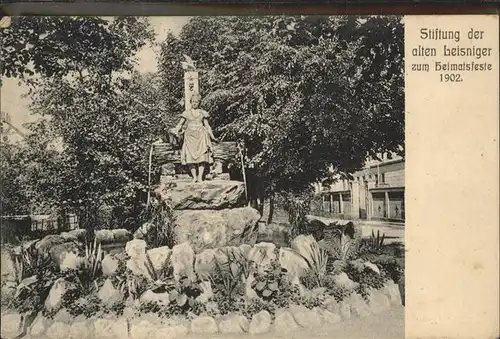 Leisnig Denkmal Stiftung zum Heimatsfest 1902 Kat. Leisnig